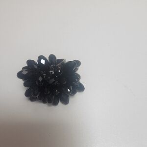 Black Swarofski Crystal Ring
